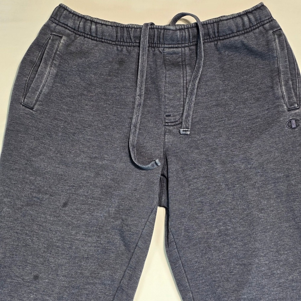 Champion Elite Mens Large Gray Heather Straight Leg Sweatpants Drawstring Pocket - Picture 3 of 16
